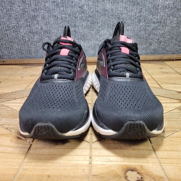 Brooks Addiction 14 Womens 8B US‎ 1203061B050 Running Shoes Sneakers Black Pink - Picture 4 of 11